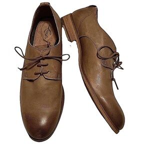 𝅺LEVI'S Men's Brown Derby Oxford Lace Up Shoes Size 9